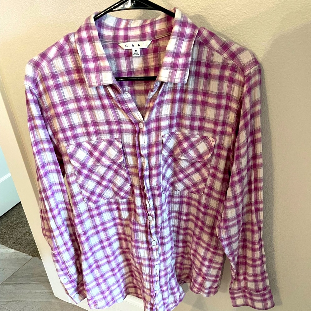 Cabi button up shirt size L